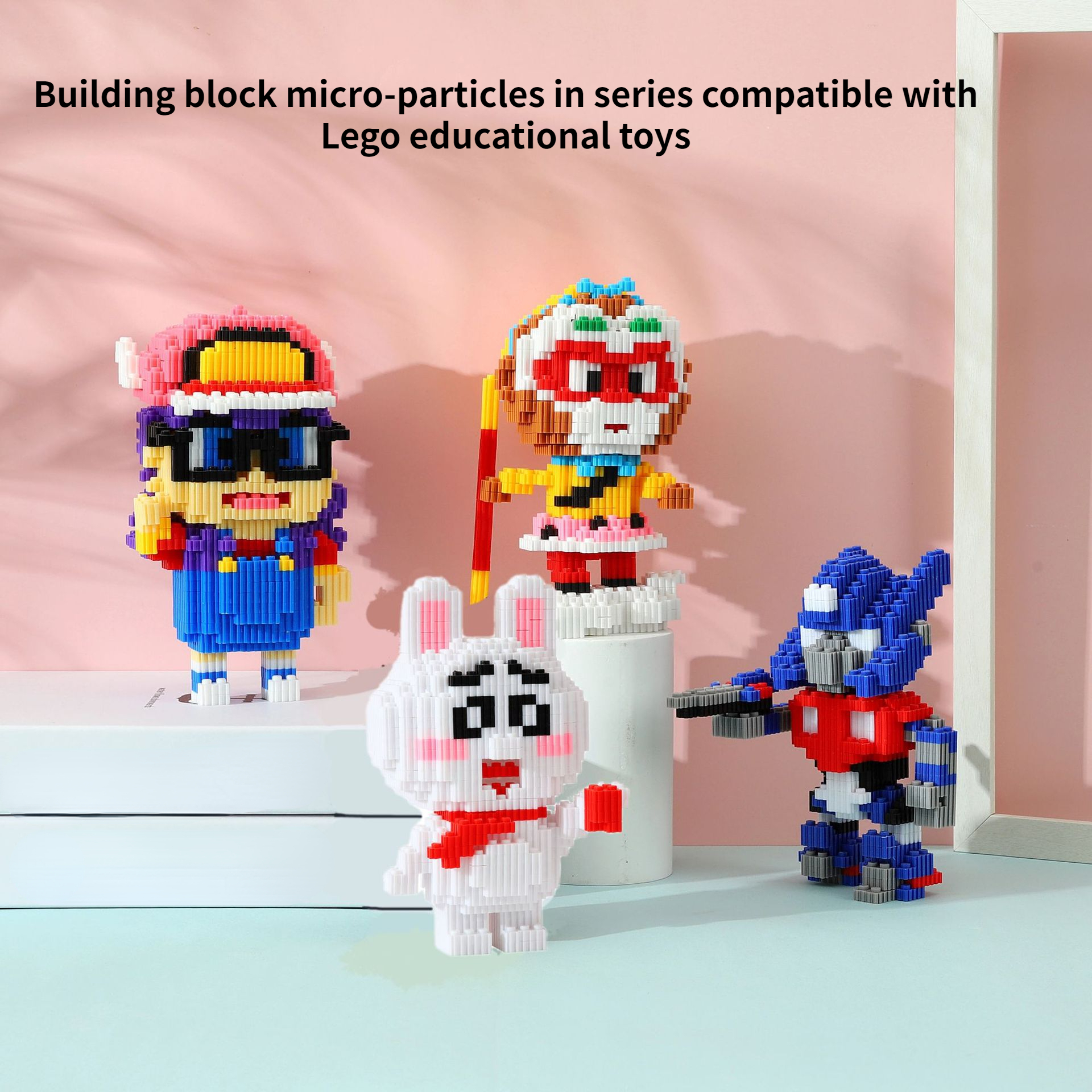 Legos DIY Educational Toys Gifts for Adult Children Assembled Particle Building Blocks Micro Particle Series Compatible with Lego Puzzles-image-805708665