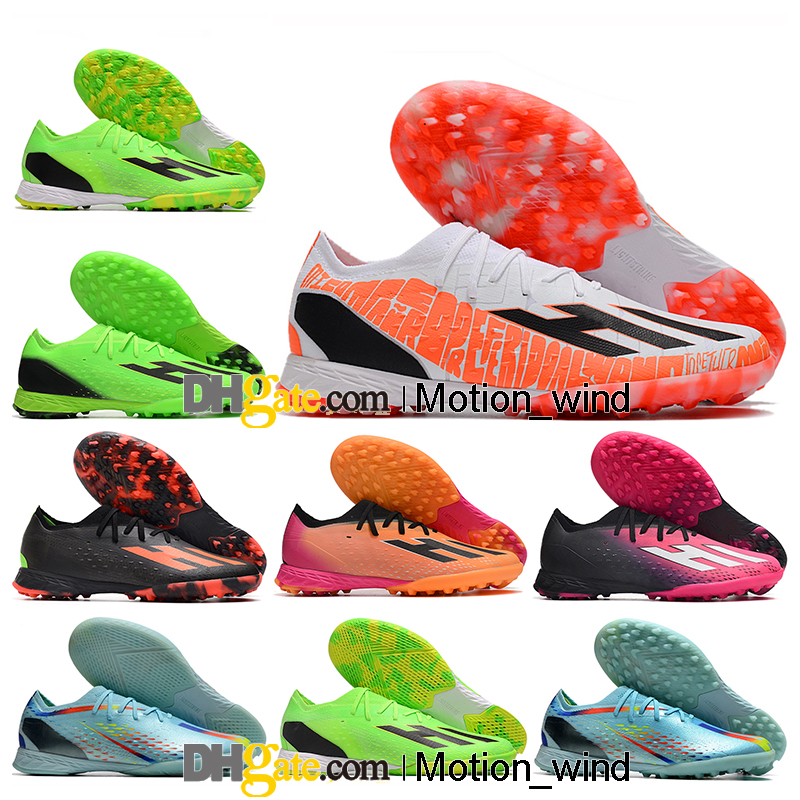 

GIFT BAG Mens High Tops Football Boots X Speedportal IC TF Cleats Speed Portal Soccer Shoes Speedportal.1 World Cup Indoor Turf Trainers Botas De Futbol, Color 1