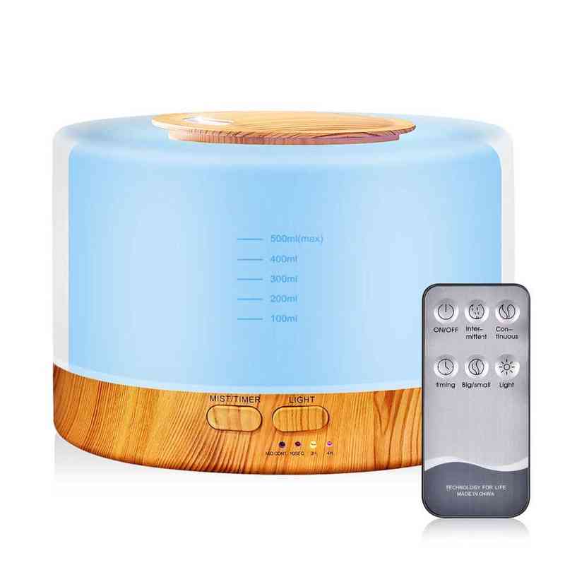 

Humidifiers 500 Ml Aromatherapy Diffuser Humidifier With Led Night Light For Home Room Ultrasonic Cool Mist Aroma Essential Oil Diffuser J220906