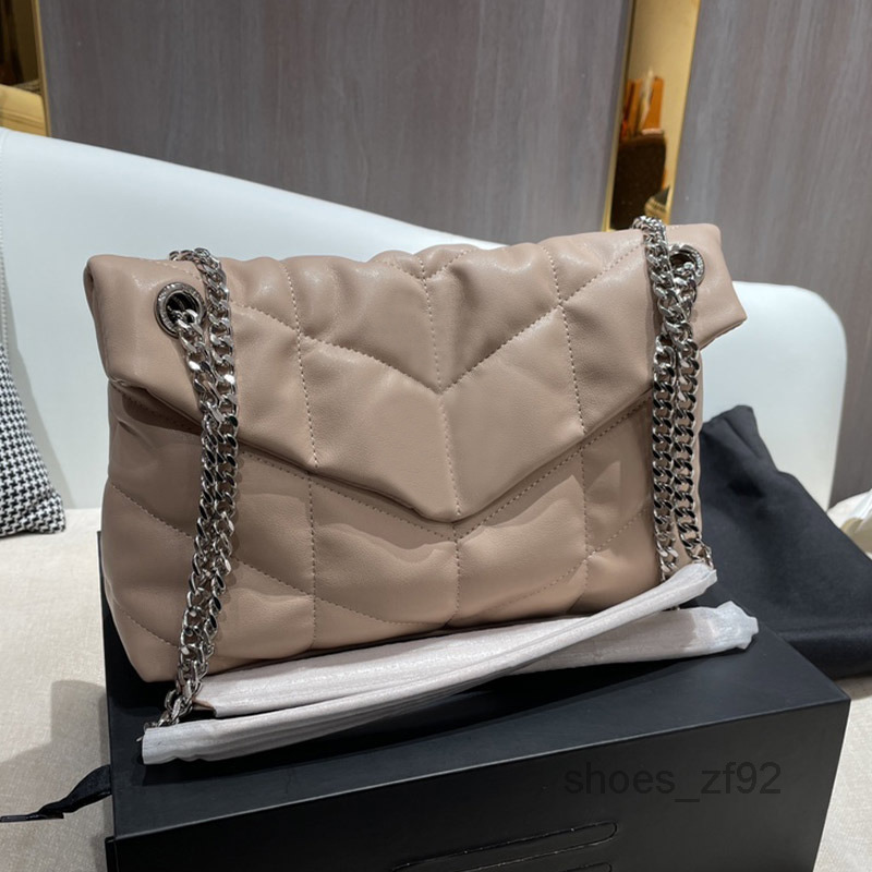 

Evening Bags Messenger Crossbody Bag Chain Shoulder Bags Women Handbag Fashion Hardware Letters Soft Leather Thread Flap Cross Body Purse Clutch Purses
