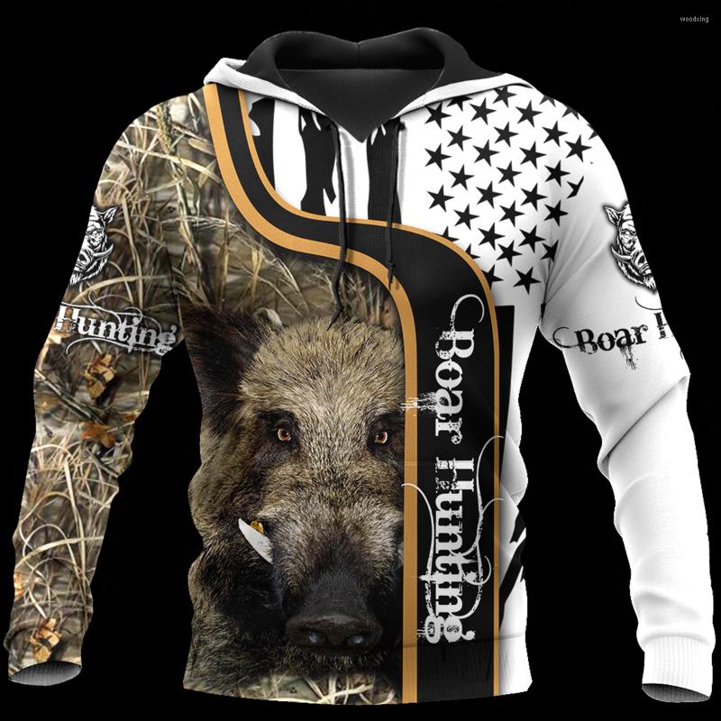 Men&#039;s Hoodies Boar Hunting Camo 3D Print Fashion Hoodie Unisex Casual Harajuku Streetwear Zip Sports Pullover 5XL Sudadera Hombre AQ-13-image-805592932