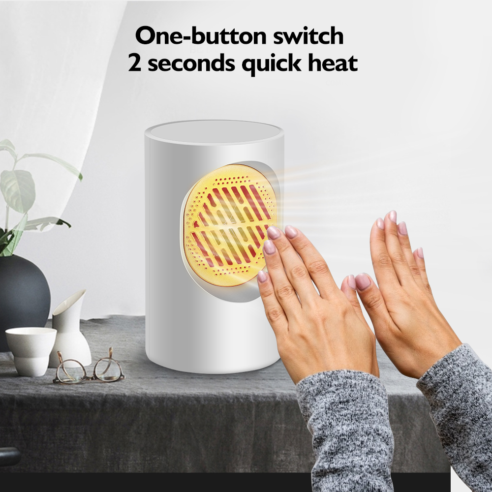 

400W Electric Heater Fast Heating Fan Portable Desktop Office Heating Hot Warm Air Blower for Home Warmer Machine