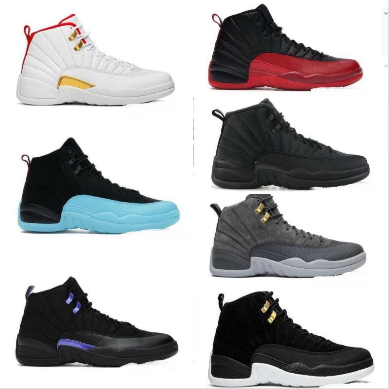 

Jumpman Men Basketball Shoes 12 12s mens Bulls Dark Grey FIBA Game Royal Indigo International Flight Michigan Reptile Reverse Taxi Twist trainers outdoor sneakers, 111