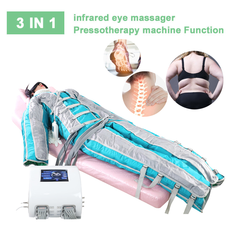 Pressothérapie Air Pression Drainage Lymphatique Machine de Massage Lymphatique Minceur Beauté Relax Soins de Santé Jambe Masseur Bras Taille Pie