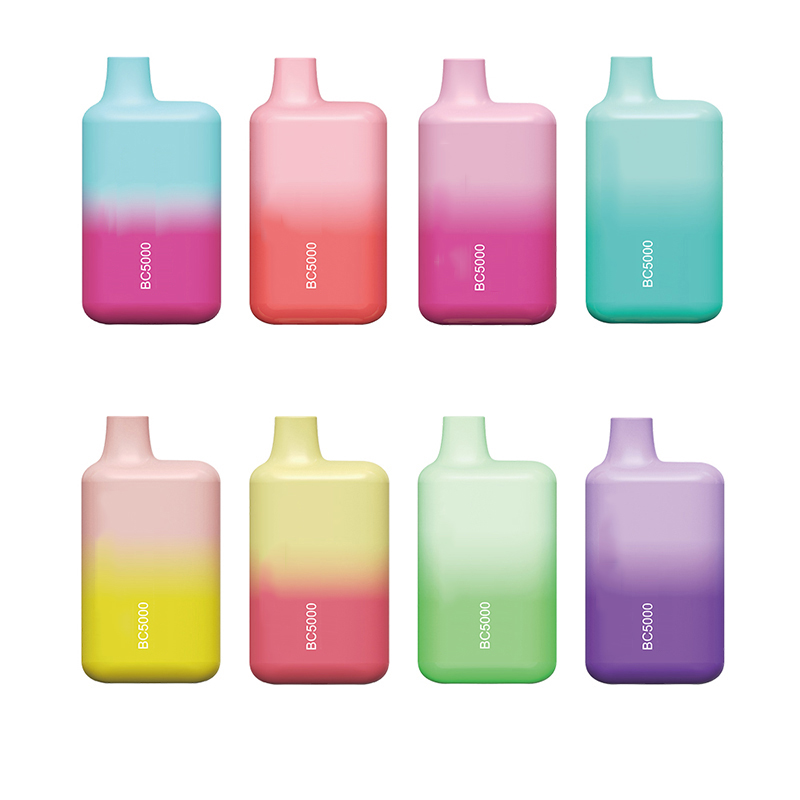 

ELF BC5000 Disposable E cigarette Device Kit 5000 Puffs 650mAh Rechargeable Battery Prefilled 11ml Cartridge Pod 36 color Vape Pen Box