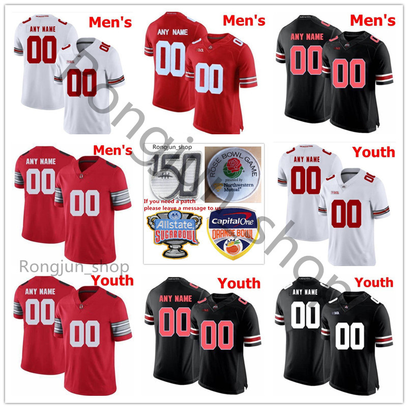 

Jersey Custom 2021 Playoff NCAA Ohio State Buckeyes 2 Chris Olave Jersey Football College 5 Garrett Wilson Trey Sermon Jeremy Ruckert Marcus Hooker Patch, As picture