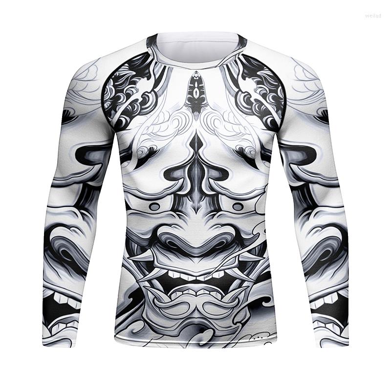 

Men's T Shirts Cody Lundin Look Crew Neck Style Long Sleeve Custom Made Full Sublimated Rash Guard Compression Clothing For Men