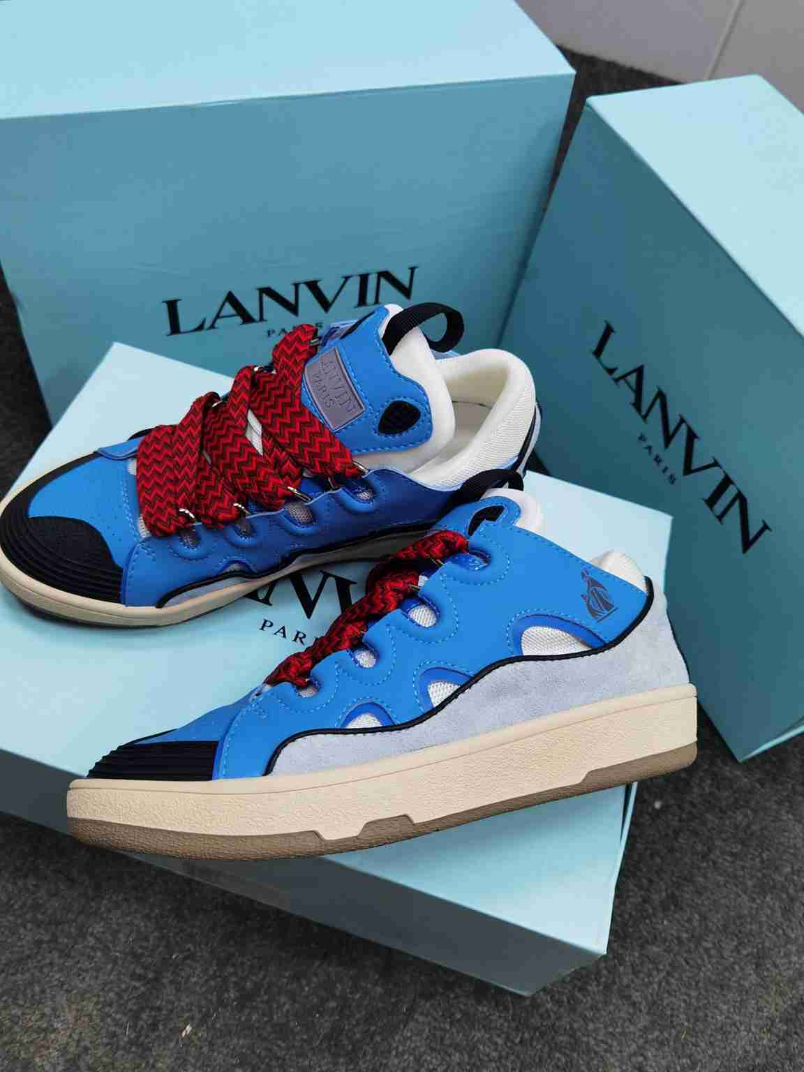 35Color lou designer hommes femmes chaussures de sport de luxe en cuir gaufré baskets classiques 36-44