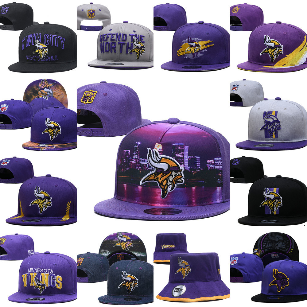 

Snapbacks Minnesota''Vikings''Men Football Hats cap Adjustable Fit Hat, Color