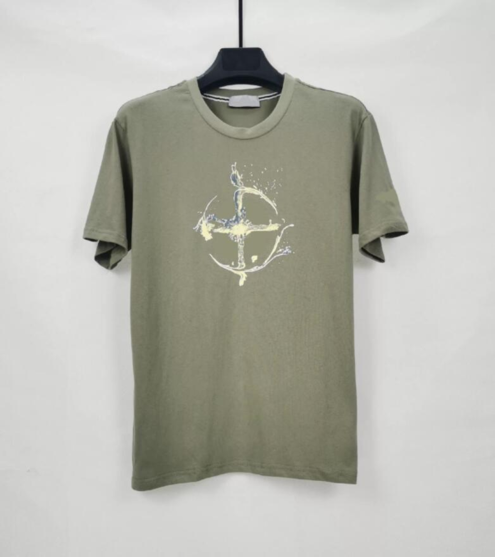 

T-Shirts 2023 Mens designer Stone mens Island Man polo shirts women fashion clothing Print letter Business short sleeve classic shirt 6.24.03