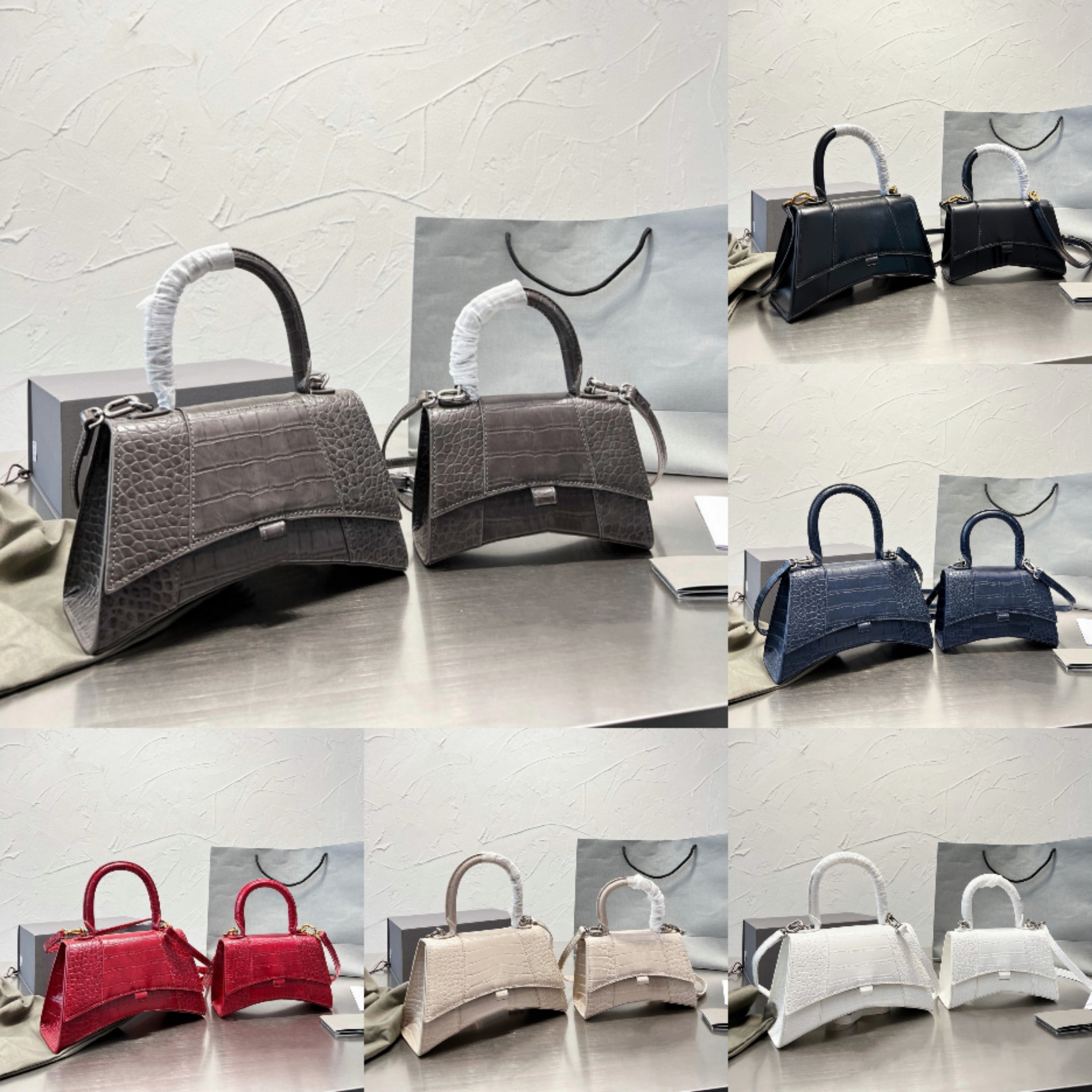 

The Tote Bag Small Hnadbags Crocodile leather Designer Practical Plain Women Cross Body Shoulder Bags Women Luxury Messenger Coin Purse Wallets, Box