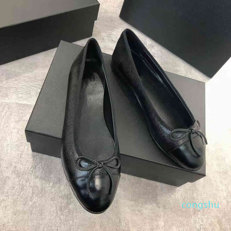 Ballet Flats Leather Loafers Women Hoes Ladies Shoes Bling Silver Round Toe Glossy Ballerina Large Size333