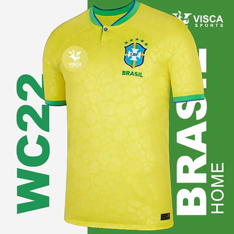 

Fans Version 2022 camisa Brasil soccer jerseys World Cup NEYMAR RICHARLISON G.JESUS VINI JR. RODRYGO football shirts player version RONALDINHO Camiseta brasilena, Away fans version