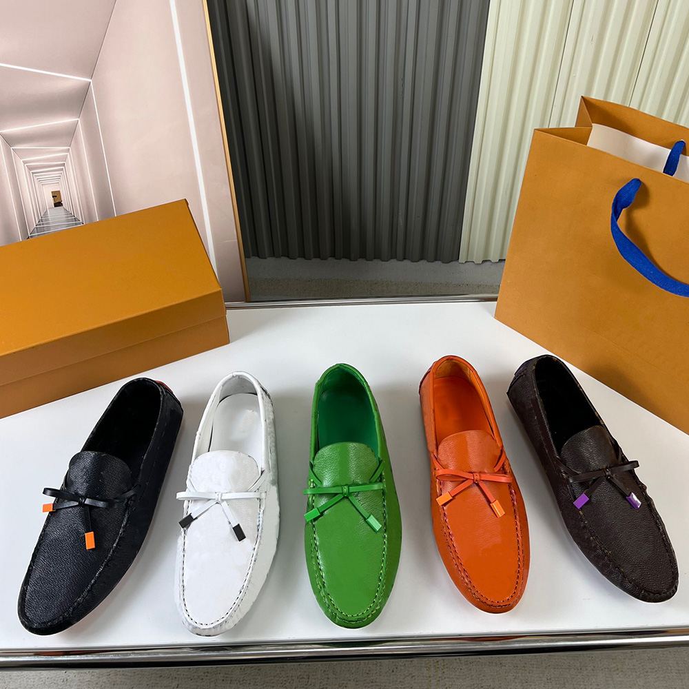 

DRIVER MOCCASINS shoes made of calfskin is first driving shoe designed This model soft light with colorful details that enhance design The famous designer loafers, Shipping supplement