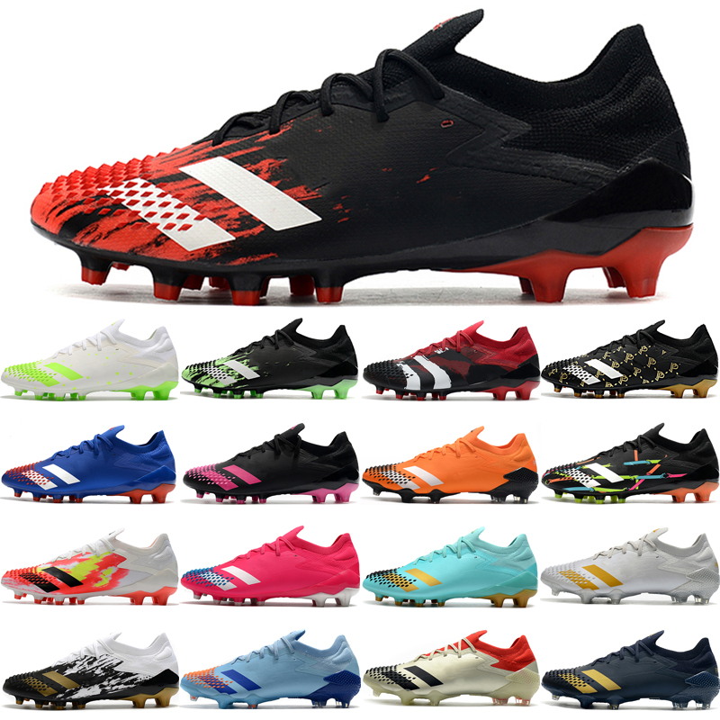

Predator Soccer Shoes Mutator 20.1 Low FG Crampons Cleats football boots Mens Outdoor Indoor Sneaker Footwear Trainers Striped Camo Predators