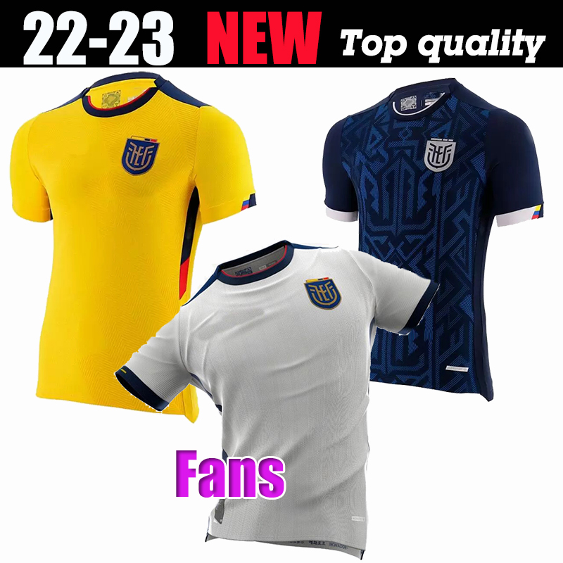 

Ecuador 2022 soccer jerseys Pervis Estupinan home away third 22/23 J. Cifuentes Gonzalo Plata Michael Estrada football shirts Sarmiento CAMPANA HINCAPIE, Fans