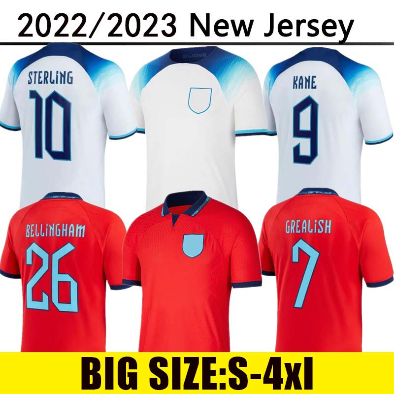 

2022 EnGLaNDS World Cup MEAD soccer jersey KANE STERLING RASHFORD SANCHO GREALISH MOUNT FODEN SAKA 22 23 national football shirt PLAYER FANS uniform big size S-4xl