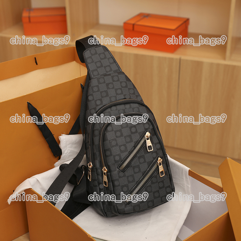 

Luxury Handbags Designer Shoulder Bag Men Waist Bags Fashion Brown Flower Crossbody Hand Bags, C1