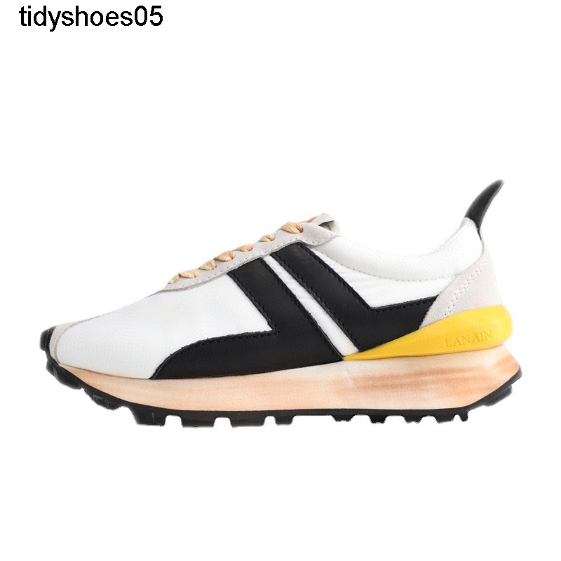 

2022 new ins trendy daddy shoes langfande bumper couple Forrest Gump leisure elevated thick soled sneakers women, Red