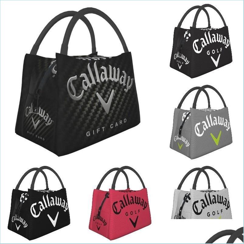 

Lunch Bags Golf Portable Lunch Box Women Waterproof Thermal Cooler Food Insated Bag Hospital Office Pinic Container Drop Delivery 202 Dhjf3