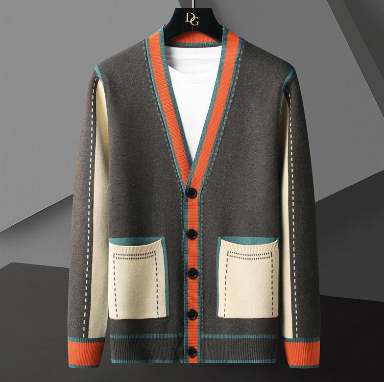 Men's Sweaters New Luxury Designer dunks Oversized puff Dress Cardigan Knit Streetwear Loose all-match top
