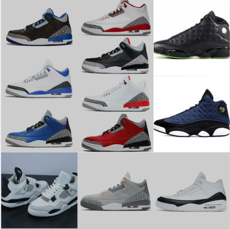 

Basketball Shoes Black Cat University Blue Milttary Canvas Bred White Cement Pine Green Red Thunder Sports Jumpman 4 Men, B11