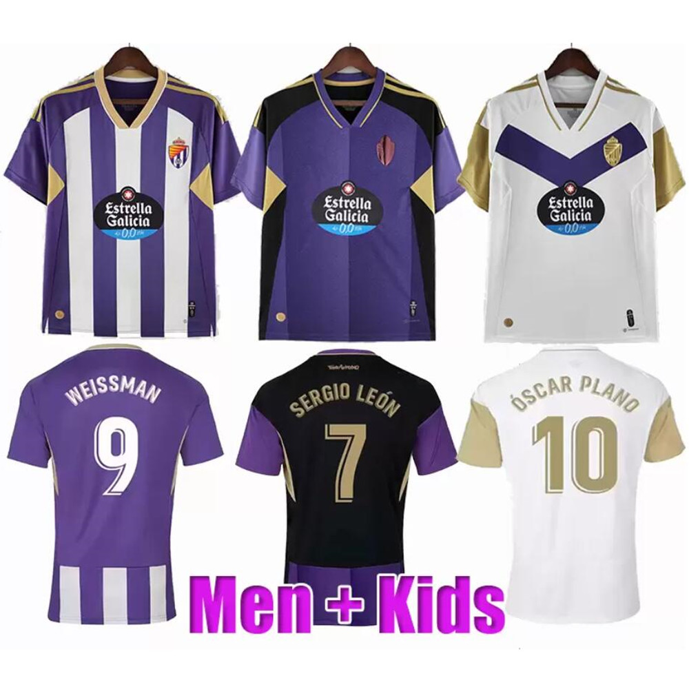 

22 23 Real Valladolid soccer jerseys Weissman FEDE S. Sergi Plano Oscar L. Olaza R.Alcaraz camisetas de futbol 2022 2023 men kids football shirts, 22-23 3rd