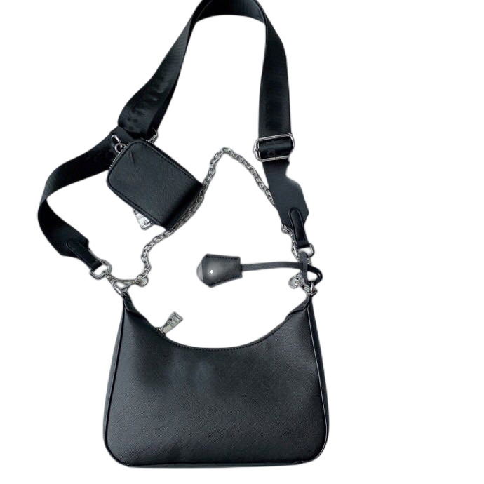 

Italy 3 piece Luxurys Designers cleo bags handbags hobo purses lady handbag crossbody shoulder channel totes women fashion Wallet bag