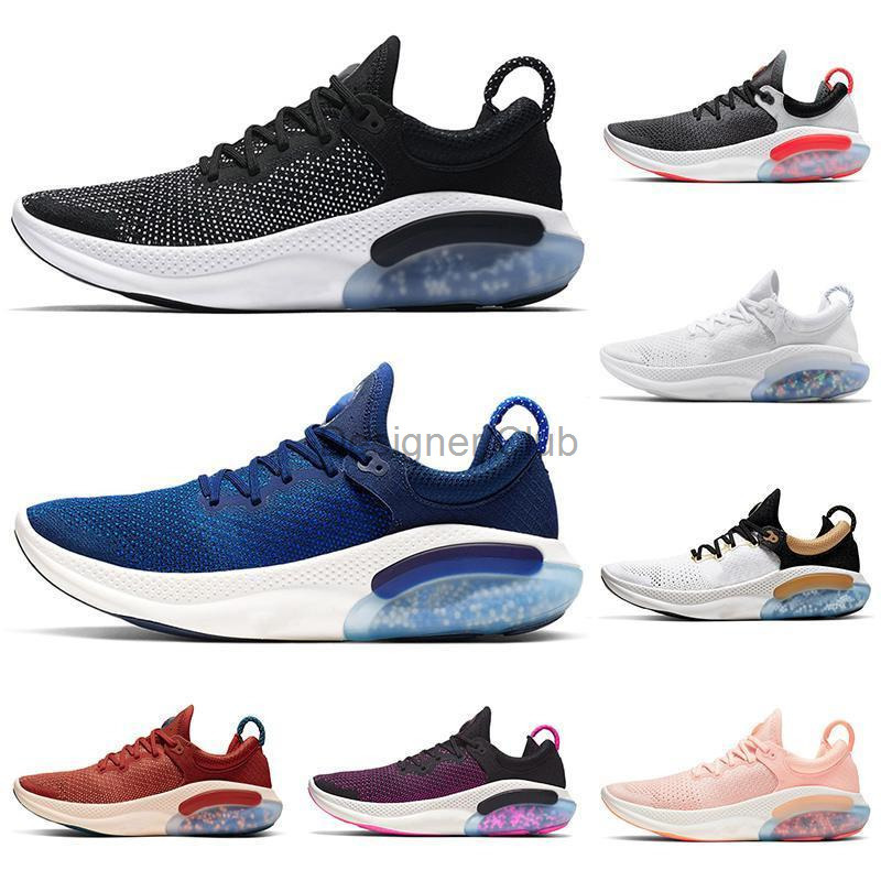 

New Arrival Cheap Joyride Run FK Mens Womens Knit Running Shoes Platinum Tint Triple Black University Red Racer Blue White Sports Trainers, Customize
