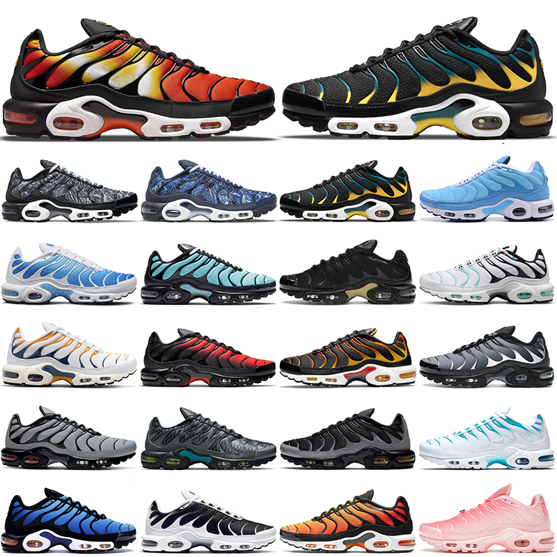 

Running Shoes Tn Plus Outdoor Tns Sports Trainers Sneakers University Blue Triple Black Sunset Gradient Hyper Jade Designer Mens For Men, 48