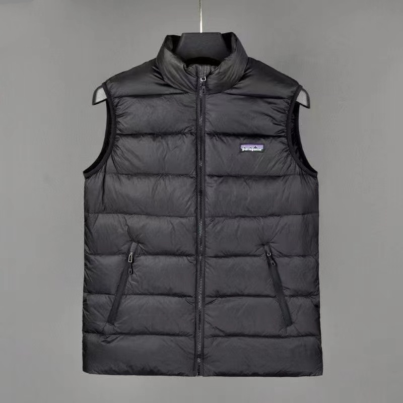

Designer Vests Winter Mens Thick Patagonias Warm Down Patagonia Jacket Vest Sleeveless Downs Autumn Women Letter Tops Asian size