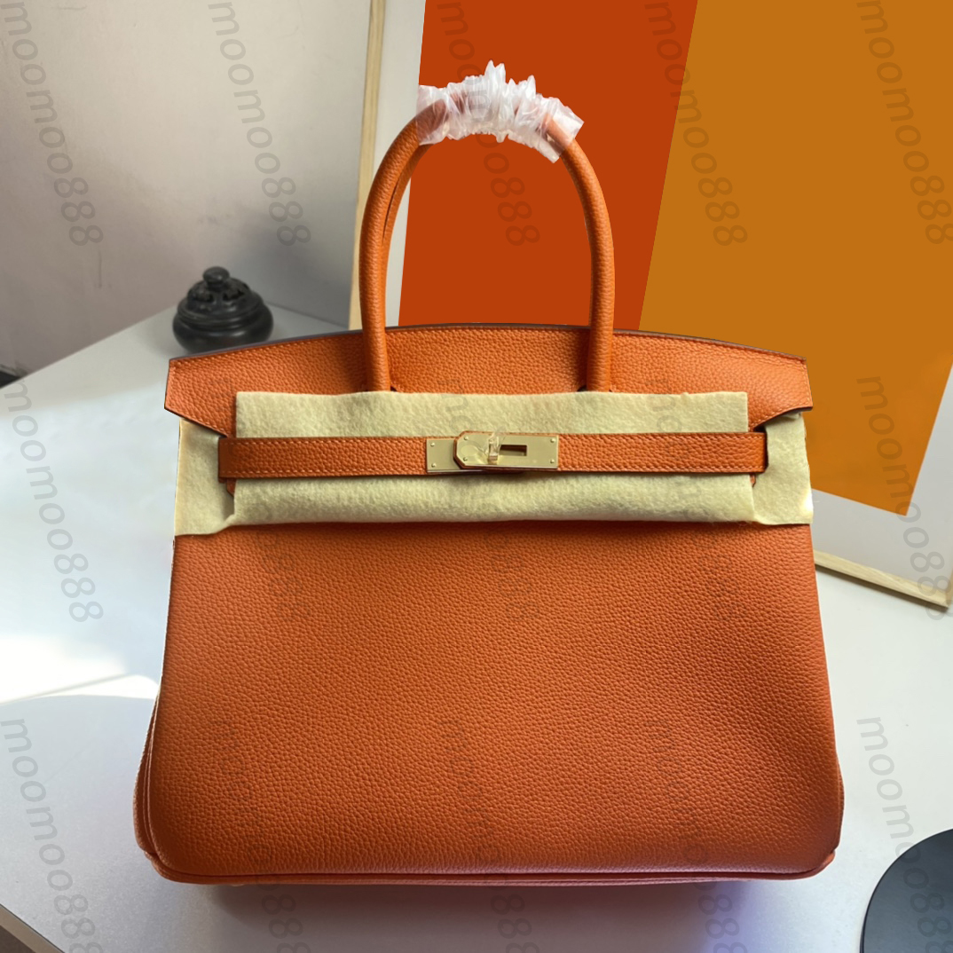 

10A Top Tier Mirror Quality Small Handle Bag Blrkin Togo Cowhide Real Leather Black Handbag Luxury Designer Women Medium Handmade Gold Lock Purse Shoulder Bag Clutch, Upload pics to contact us