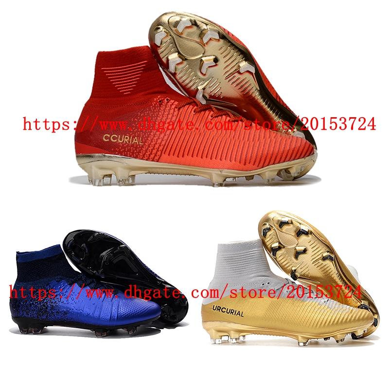

Mens Soccer shoes Mercurial Superfly V CR7 FG Champions Cleats Football Boots Firm Ground Soft Leather Comfortable Ronaldo, As picture 3