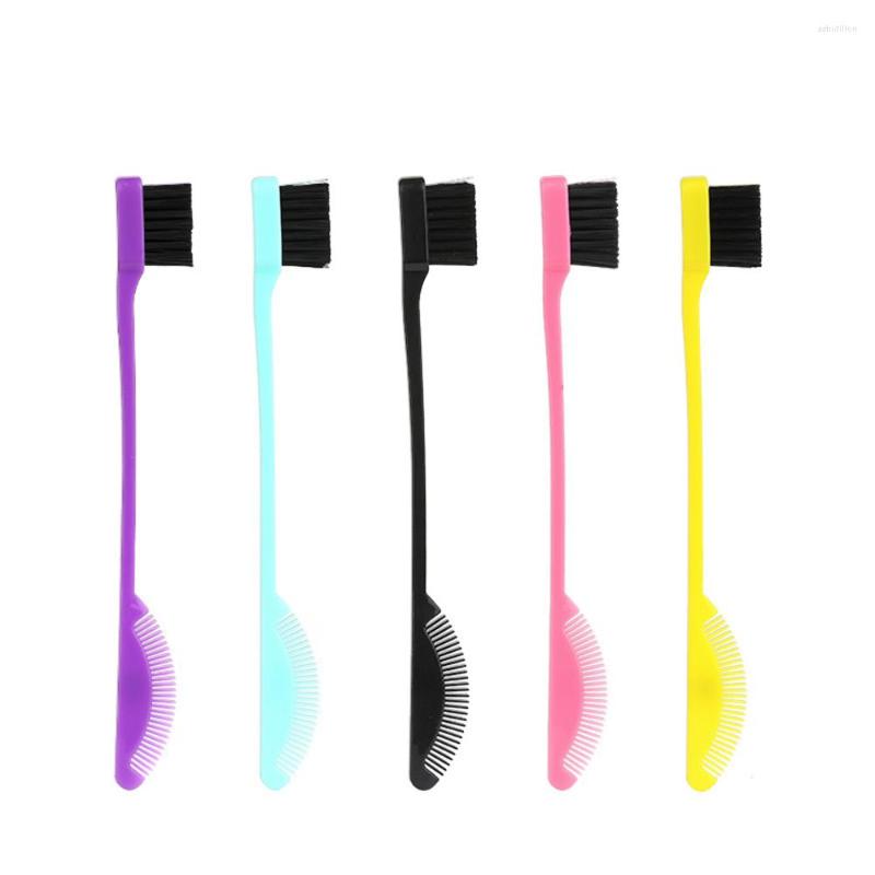 

Makeup Brushes 1PC Eyebrow Grooming Tool Baby Care Double Sided Brush Comb Edge Control Hair Gel Smooth