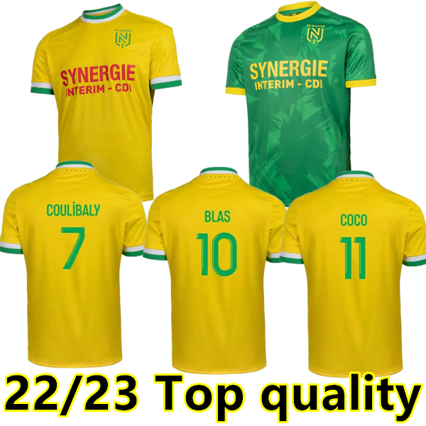 

22 23 Maillots FC Nantes Etoile soccer jerseys SIMON KOLO GIROTTO COULIBALY BLAS MUANI 2022 2023 men kids football shirt maillot de foot, 22/23 home