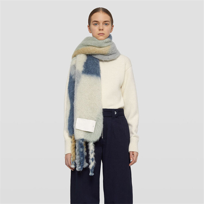 

Scarves Luxury JIL Cashmere Scarf Winter Warm Shawls And Wraps Design Plaid Cashmeres Scarf for Man