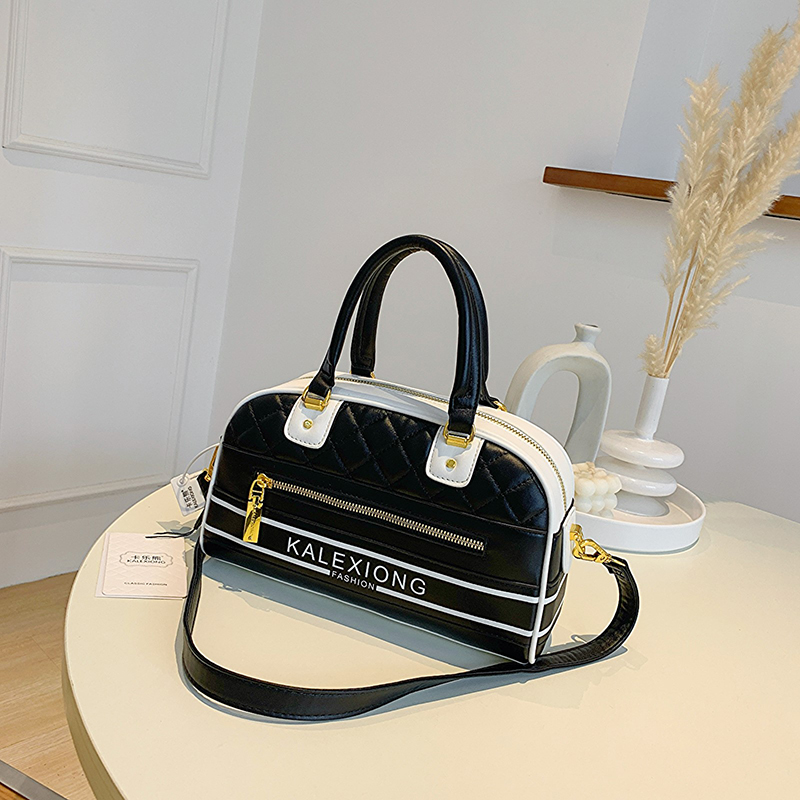 

Pink sugao women tote bag shoulder crossbody bags handbags luxury high quality large capacity purse fashion designer shopping bag lianjin-0920-70, Black with white