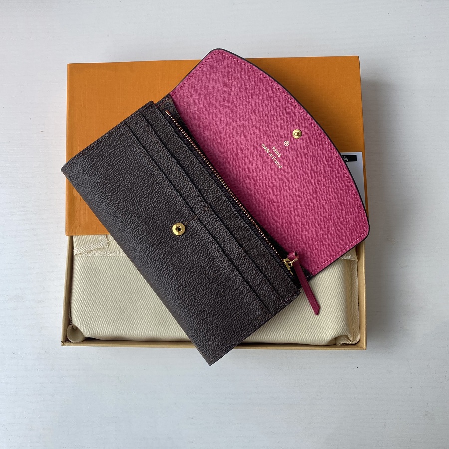 

Designer Wallet Luxury Brand Purse Single Zipper Wallets Women HandBags Tote Real Leather Bags Lady Plaid Purses Duffle Luggage by top99 001, #box