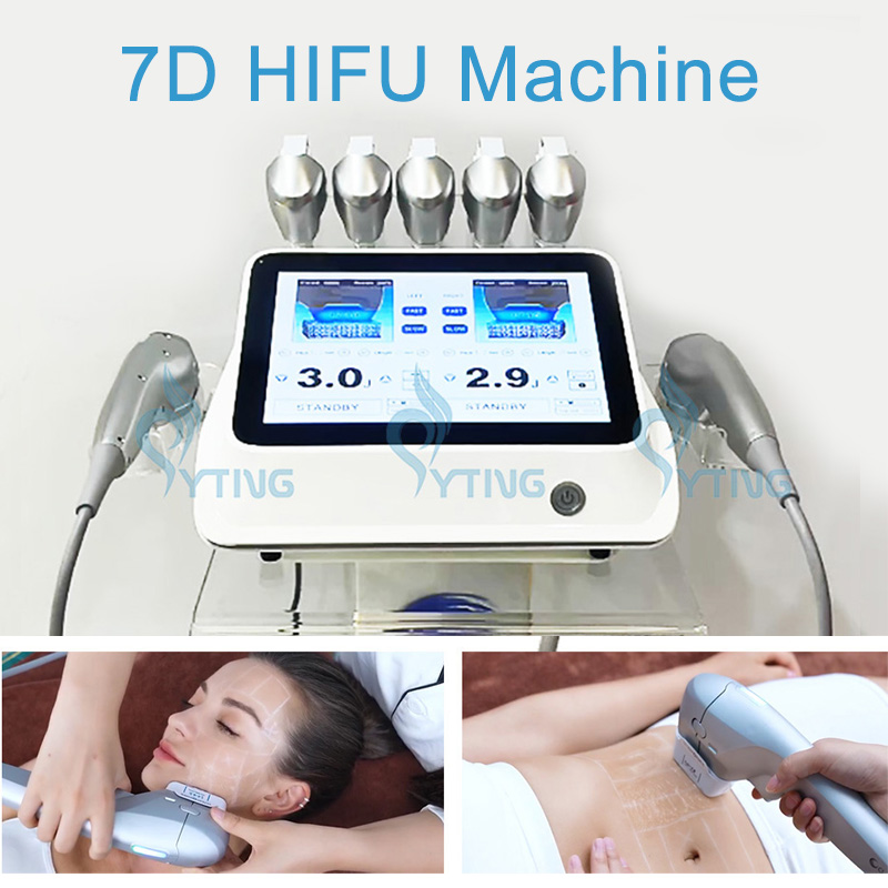 

7D HIFU Skin Tightening Machine Ultrasound Face Lifting Body Shaping Beauty Salon Equipment