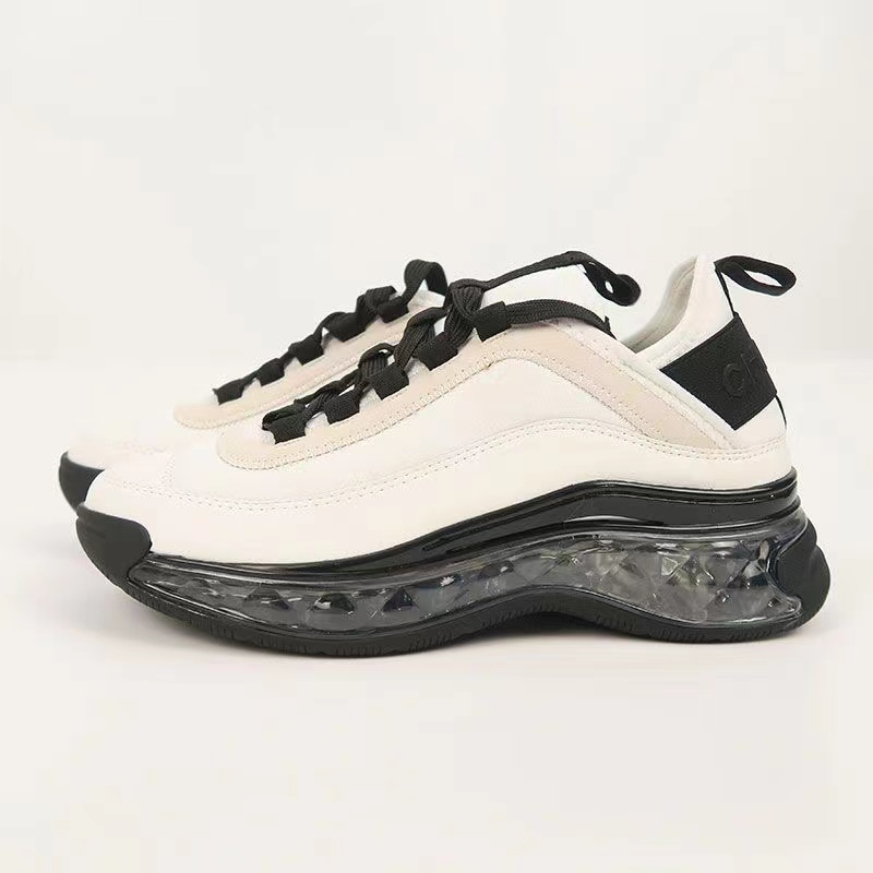 

Designer Brand Ladies Casual Shoes 2022 Spring and Autumn New All-match Leather Thick Sole Small Fragrance Air Cushion Sneakers