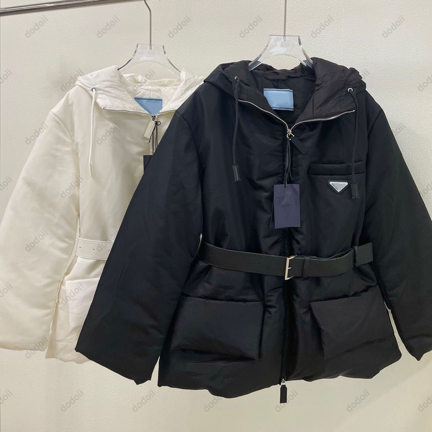 

Winter Womens Down Coats Fashion Parkas Coat Stylish Long Style Hooded Puffer Jackets Classic Windbreaker Jacket Autumn Women Outerwear, Black1