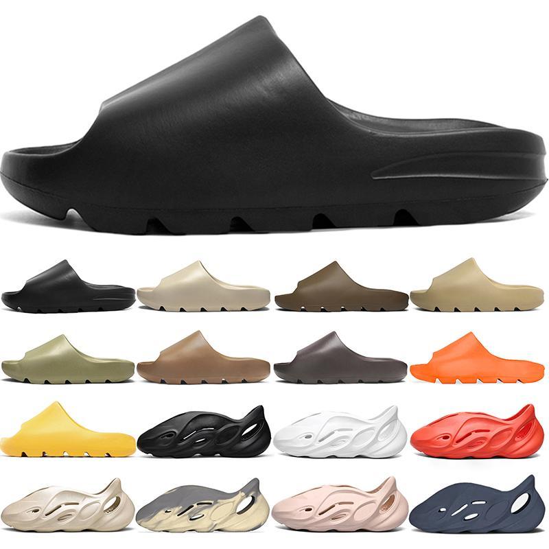 

Whosale Designer Foam Rnnr Slippers Men Woman slide Vermillion Mineral Blue Onyx Pure Sandals Slide Slipper Ochre Bone Resin Clog Desert Ararat runr slides EVA