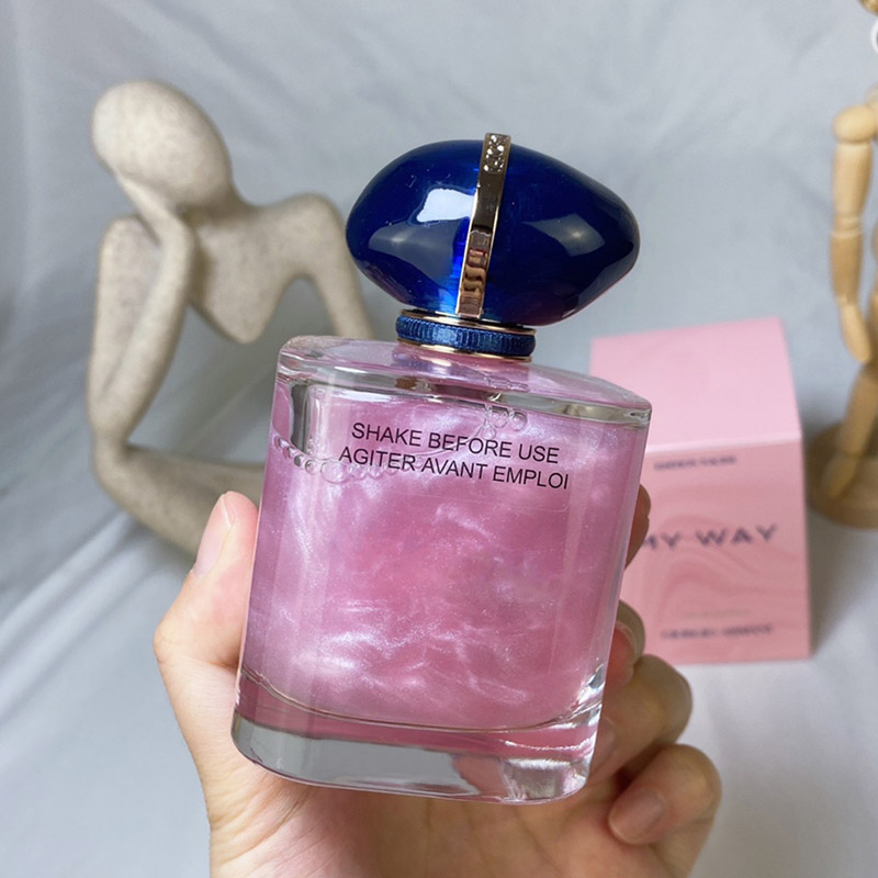 

woman perfume 90ml Floral EDP frosted bottle women spray quicksand texture lady charming fragrances highestquality and fast postage