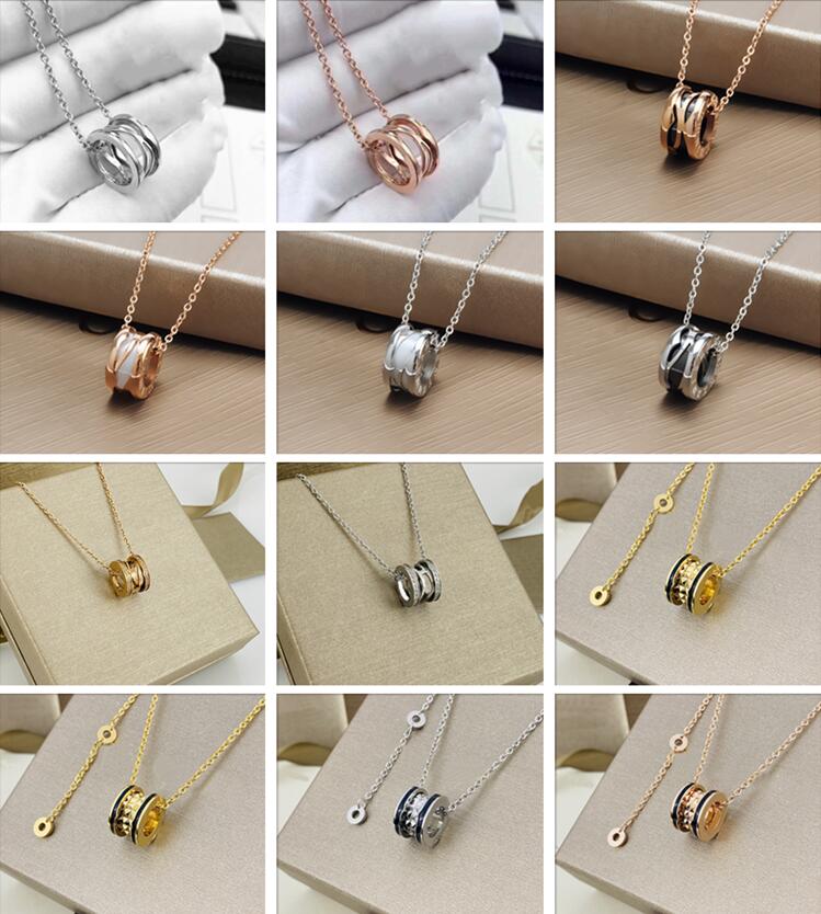 Necklace Stereo Hollow Necklace Party Favor Retro Sterling Men&#039;s and Women&#039;s Small Pendant Necklaces With Gift Box 17851-image-489886768