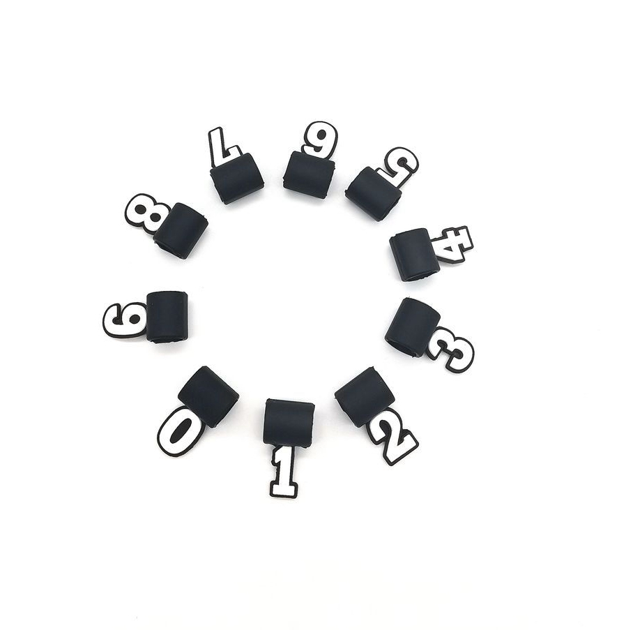 

Silicone Numbers for Sport Tornado Titanium Necklace Baseball Number