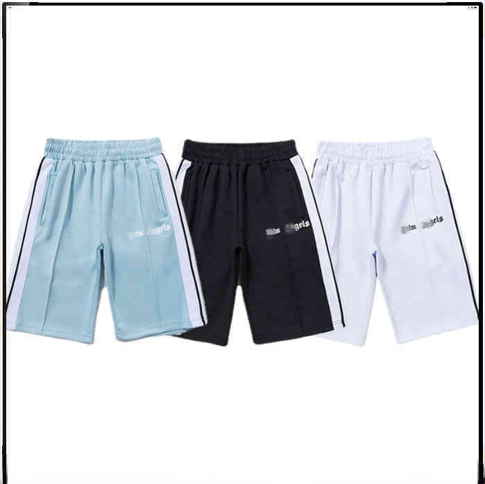 

Brand Pa Angel Color Side Woven Loose Shorts Men' and Women' Ins Fashion Color-blocking Sports Sweatpants Palm Summer Beach Pants yj, P13