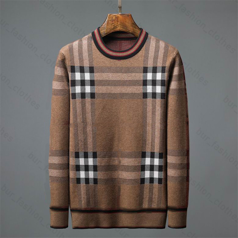 

Designer Sweater Men women senior Plaid classic leisure Autumn winter keep warm comfortable of choice High1 quality sweatshirt bottoming, 14