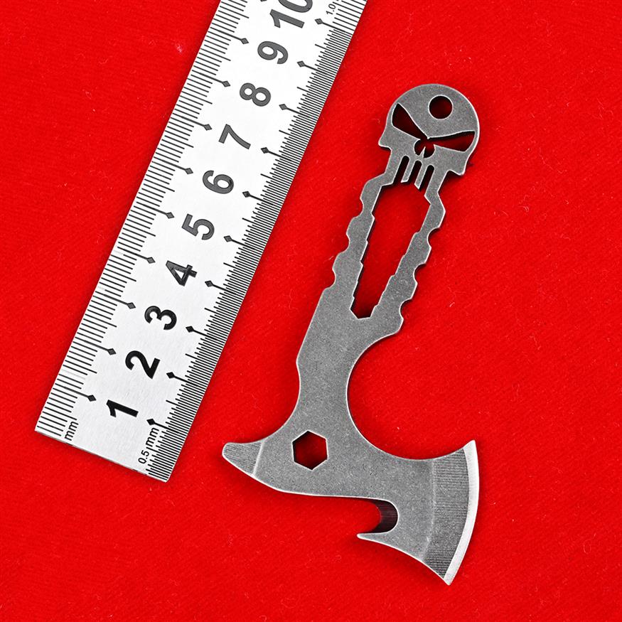 

Skull Axe Knifes 440C Fixed Blade Multi Functional Pocket Knife Outdoor Camping Hunting Knives Survival Tactical EDC Portable Mini267v