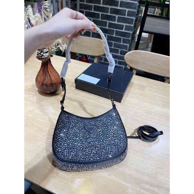 

Evening Bags Bag Shoulder PBAG triangle Diamonds Black Ladies Messenger Bags Full Totes Designer Handbags Tote Women Crossbody Bag Handbag, Prabag-light purple