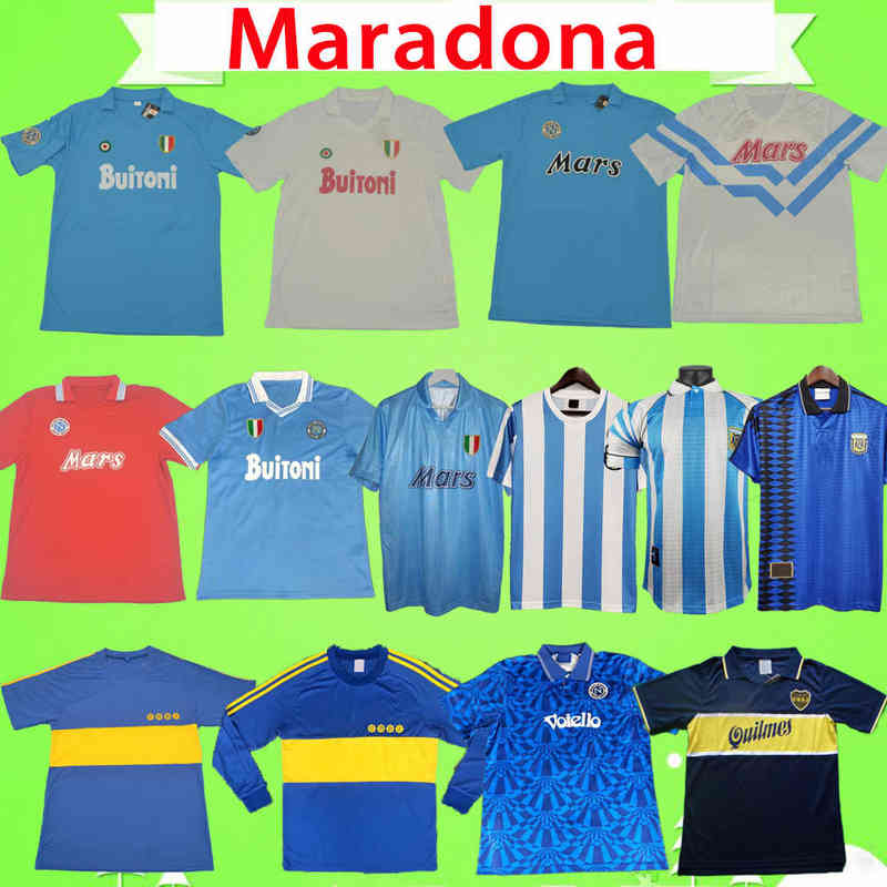 

Shirts Napoli 1986 1987 1988 1989 1990 1991 Maradona Retro Naples Soccer Jerseys 1981 1995 1996 Classic Vintage Boca Juniors Football Shirts, 86/87